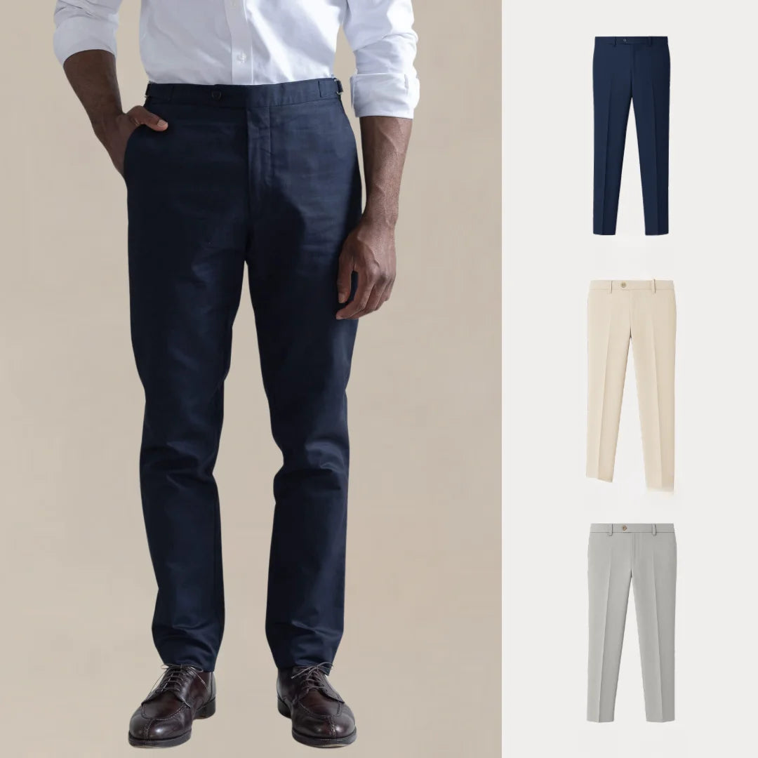 ACHETEZ 1, RECEVEZ 3 – ENSEMBLE DE PANTALONS CHINOS LIGNE CONFORT